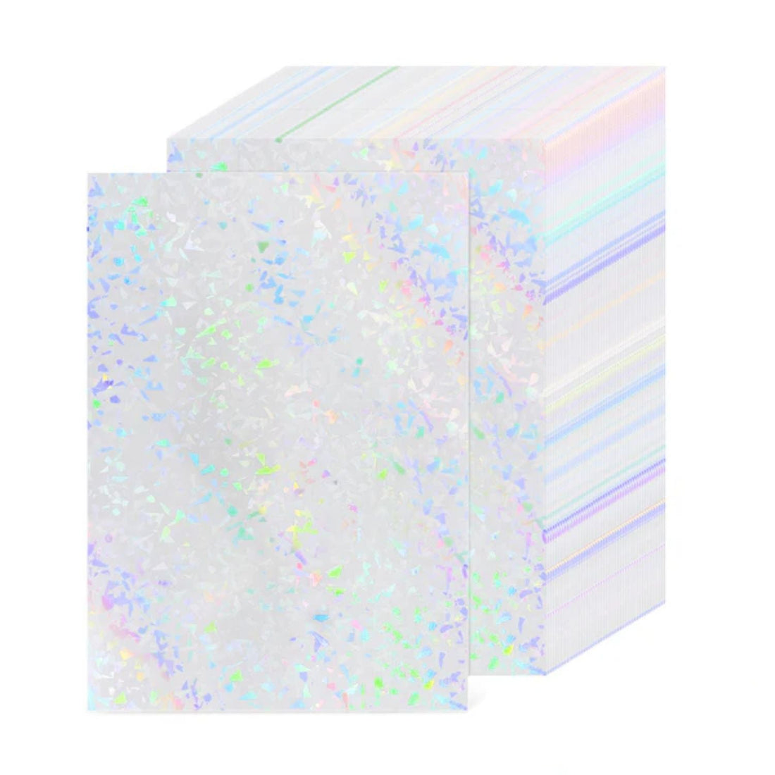 Laminate Sheets Glass Flower Holographic / 10 Hojas Laminado Autoadhesivo Flor De Cristal Holo Acetato y Especializados Teckwrap
