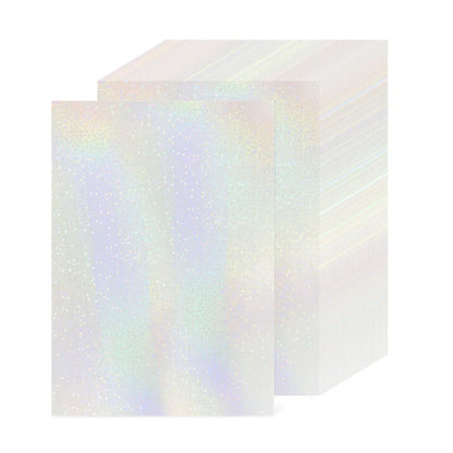 Laminate Sheets Galaxy Stars Holographic / 50 Hojas Laminado Autoadhesivo Estrellas De La Galaxia Holo Acetato y Especializados Teckwrap