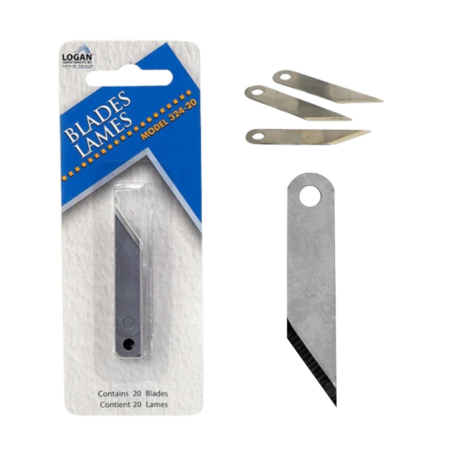 Replacement Blades / Navajas de Repuesto para Cortador de Óvalos y Círculos Accesorios Logan