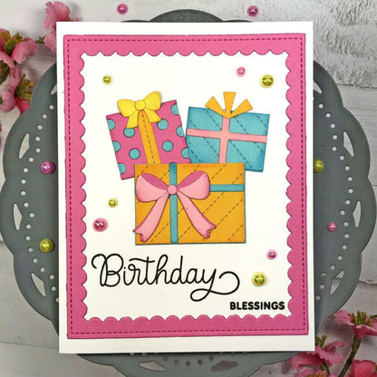 Set de Suajes o Troqueles de Regalos con Moños Dados de Corte / Suajes / Troqueles Hobbees