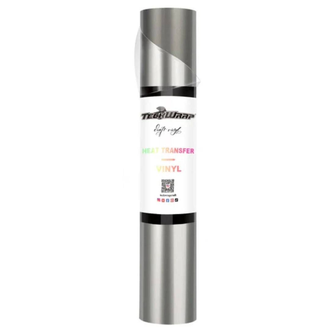 Simple Gray Metallic Pearlescent HTV / Vinil Termoadhesivo Perlado Metálico Gris Viniles Teckwrap