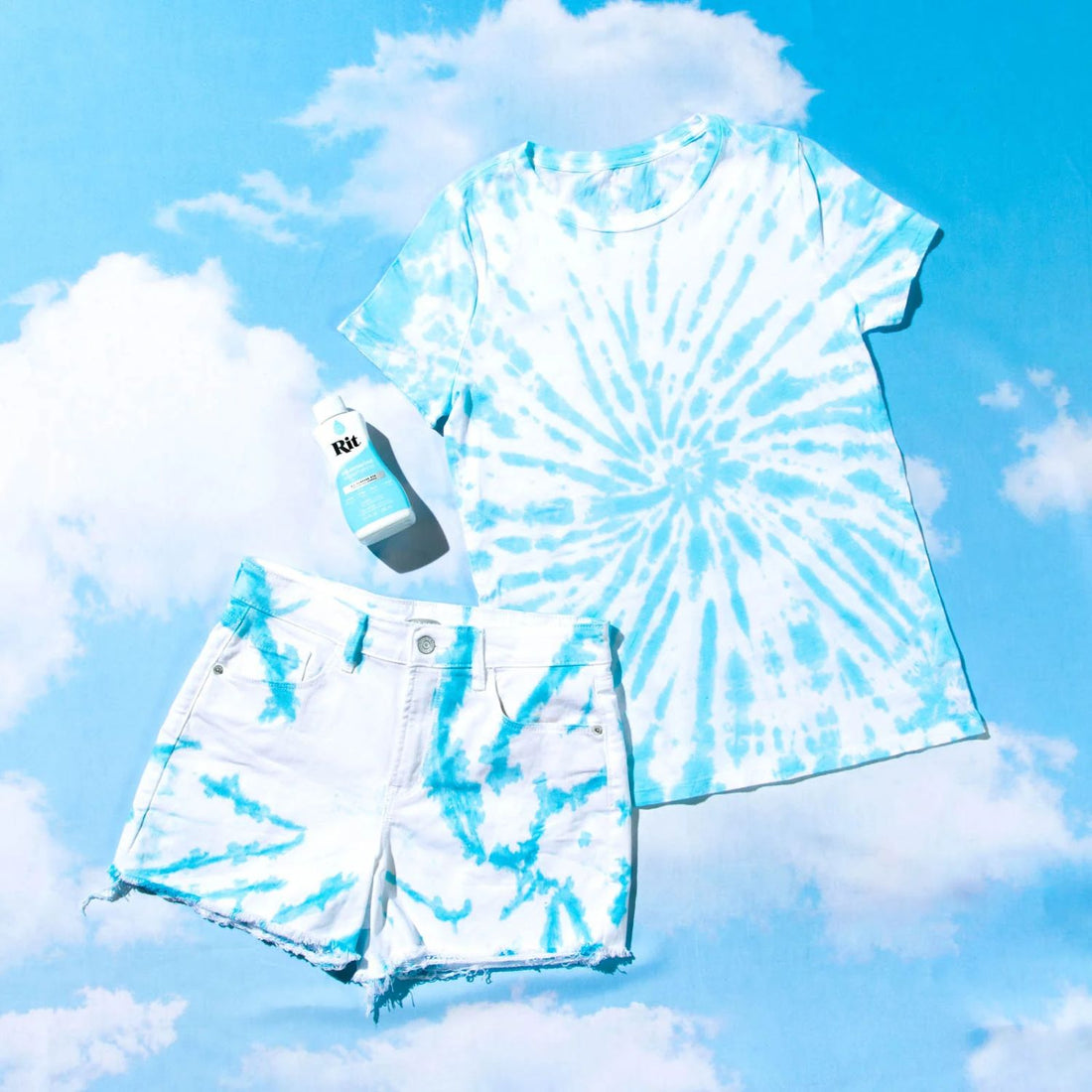 Rit Dye Liquid Aquamarine / Líquido Para Teñir Aguamarina Pintura para Tela Rit