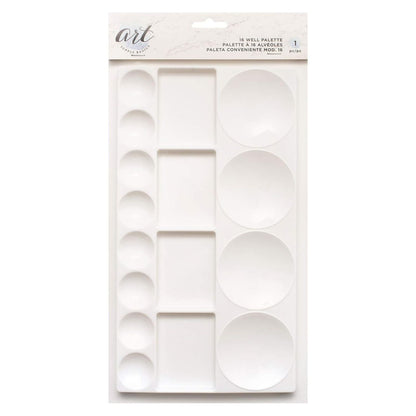 Supply Basics Plastic Palette / Paleta de Plástico para Pinturas Espàtulas y Paletas American Crafts