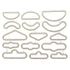 Suaje de Agujeros decorativos para Empaque (held hook) Dados de Corte / Suajes / Troqueles Hobbees