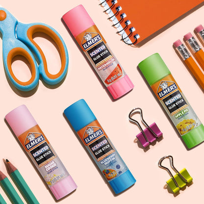 Scented Glue Sticks / 4 Barras de Pegamento Perfumadas Adhesivos / Pegamentos Elmer´s