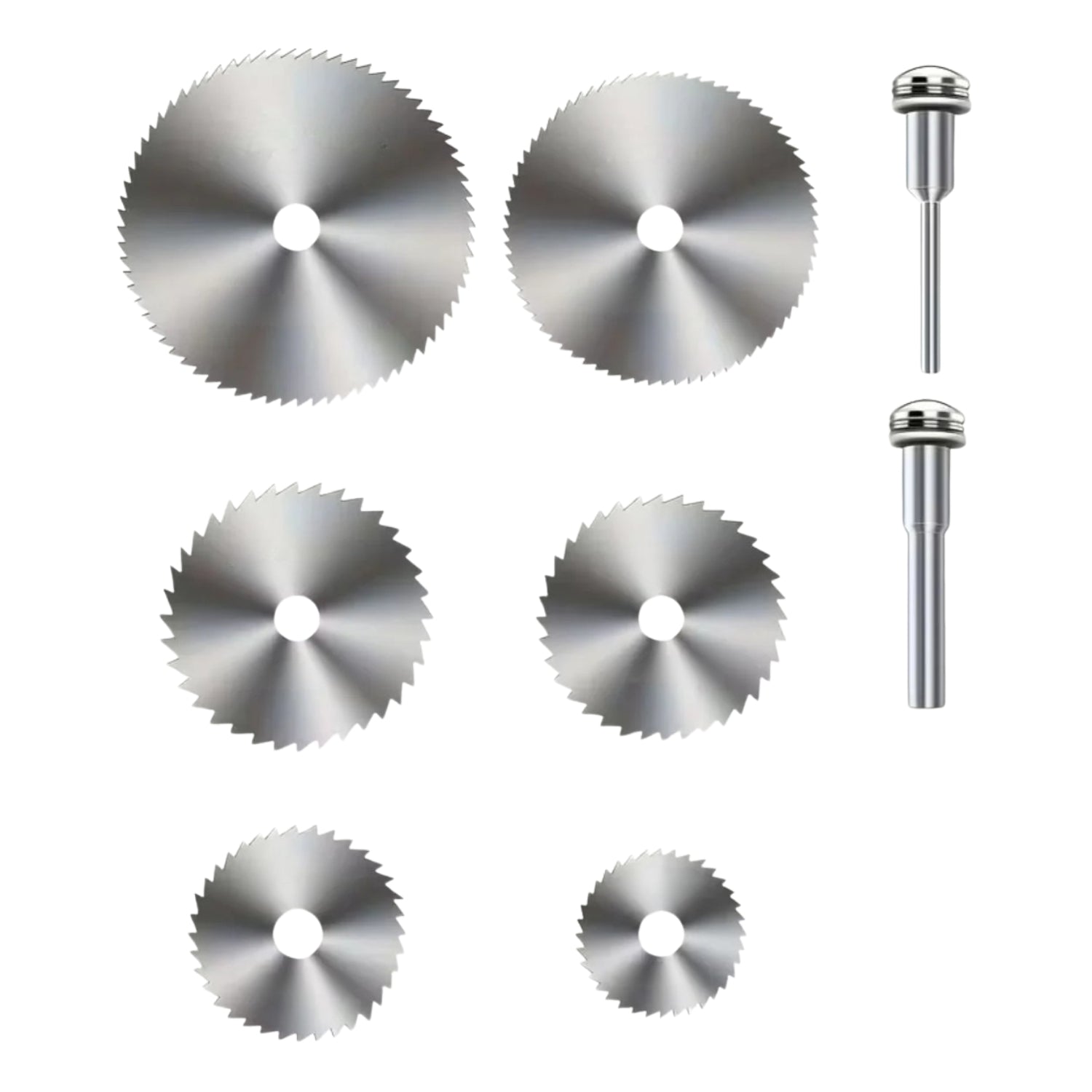 6 Hojas de Sierra HSS para Taladro y Herramienta Rotativa Accesorios Hobbees