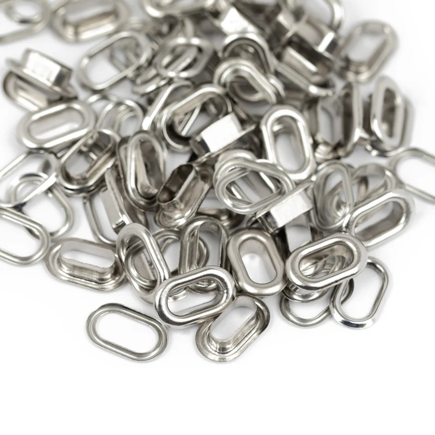 Silver Oval Eyelets / Ojillos Ovalados Plateados Eyelets, Ojilos We R Makers