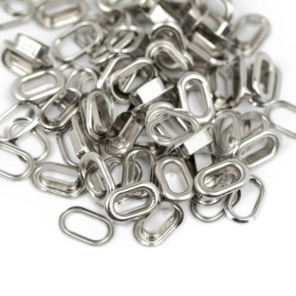 Silver Oval Eyelets / Ojillos Ovalados Plateados Eyelets, Ojilos We R Makers