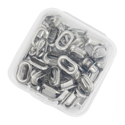 Silver Oval Eyelets / Ojillos Ovalados Plateados Eyelets, Ojilos We R Makers