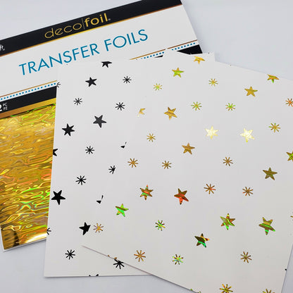 Transfer Foil Firelight 6 x 6"/ 12 Hojas de Foil Reactivo al Toner Adornos / Embellishments Therm O Web