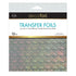 Transfer Foil Icy 6 x 6" / 12 Hojas de Foil Reactivo al Toner Adornos / Embellishments Therm O Web
