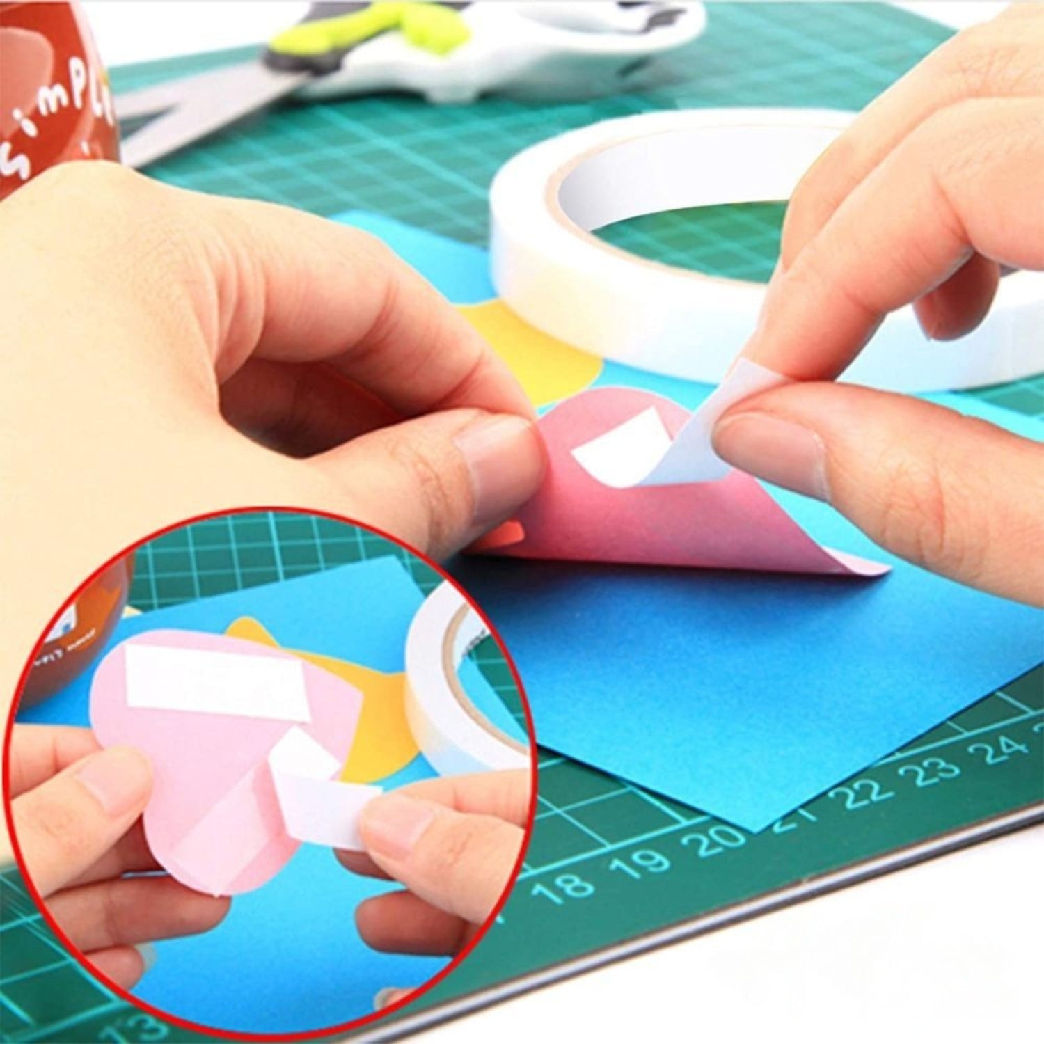 Two Sided Adhesive Tape / Cinta Adhesiva Doble Cara Adhesivos / Pegamentos American Crafts