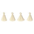 10 Mini Borlas Marfil Adornos / Embellishments Hobbees