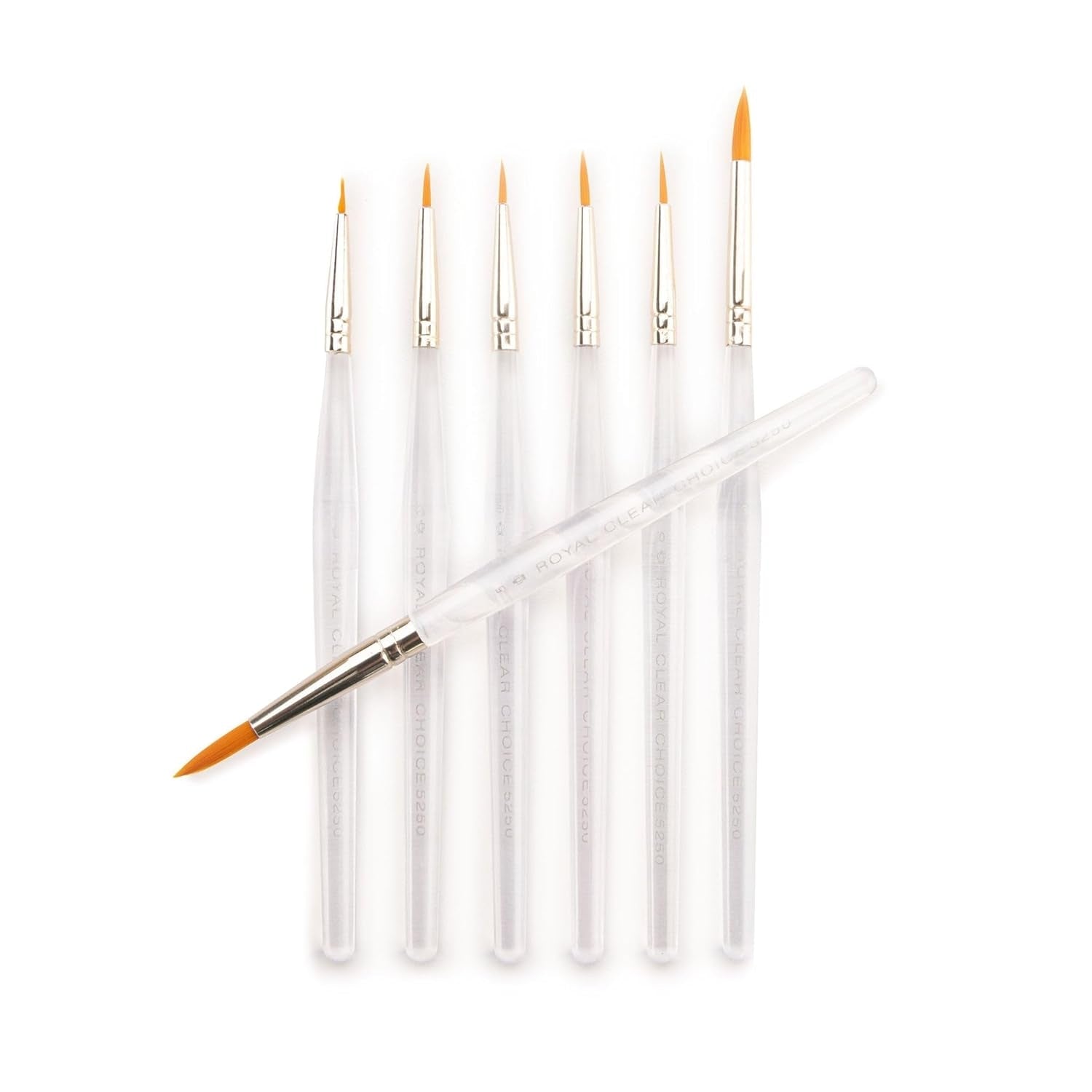Gold Taklon Value Pack Brush Set / Set de Pinceles de Cerda Taklon Pinceles y Brochas Royal Langnickel