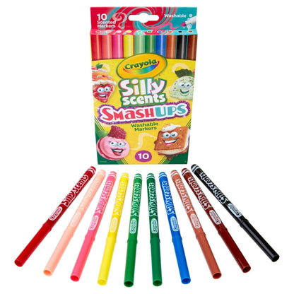 Silly Scents Washable Slim Markers / Plumones Lavables con Olor