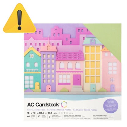 EA Pastels Cardstock Pack / Paquete de Cartulina en Tonos Pastel