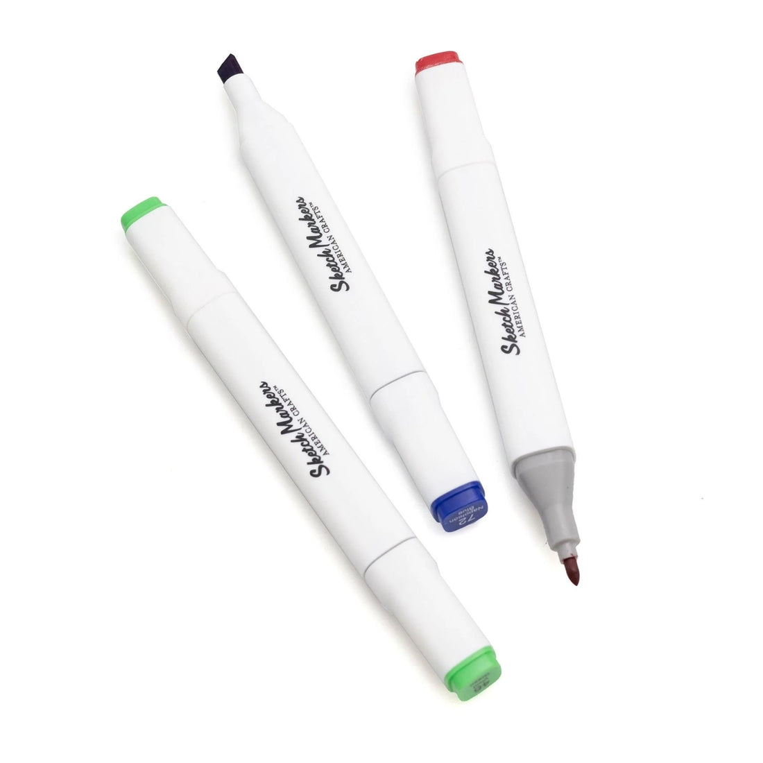 Sketch Dual-Tip Alcohol Markers / 12 Marcadores de Alcohol Doble Punta Marcadores &amp; Plumones Hobbees