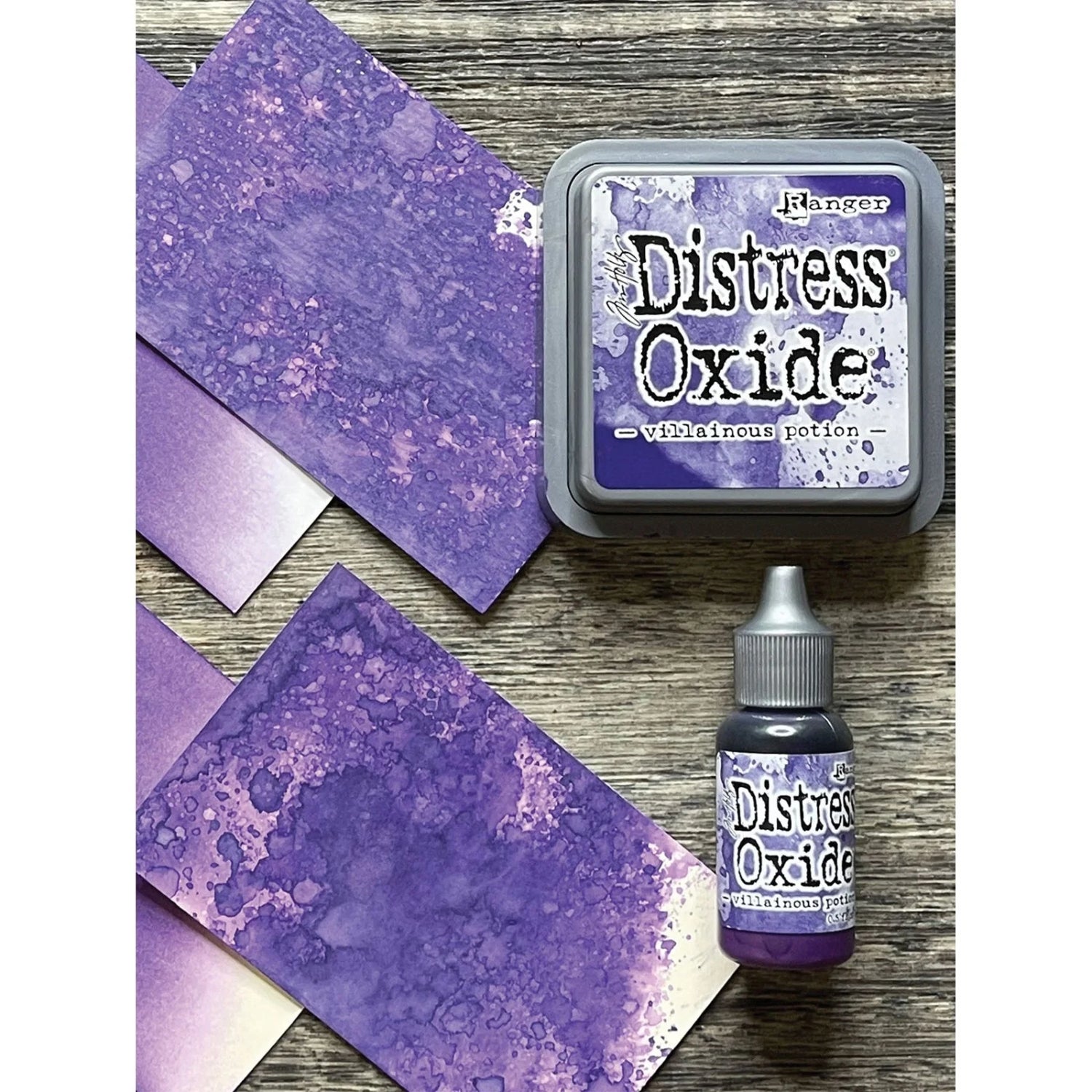 Tim Holtz Distress Oxide Villainous Potion / Cojin de Tinta Efecto Oxidado Morado Tintas Ranger