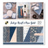 Indigo Kraft & Rose Gold Paper Pad 12" / Block de Papel Indigo Papel DCWV