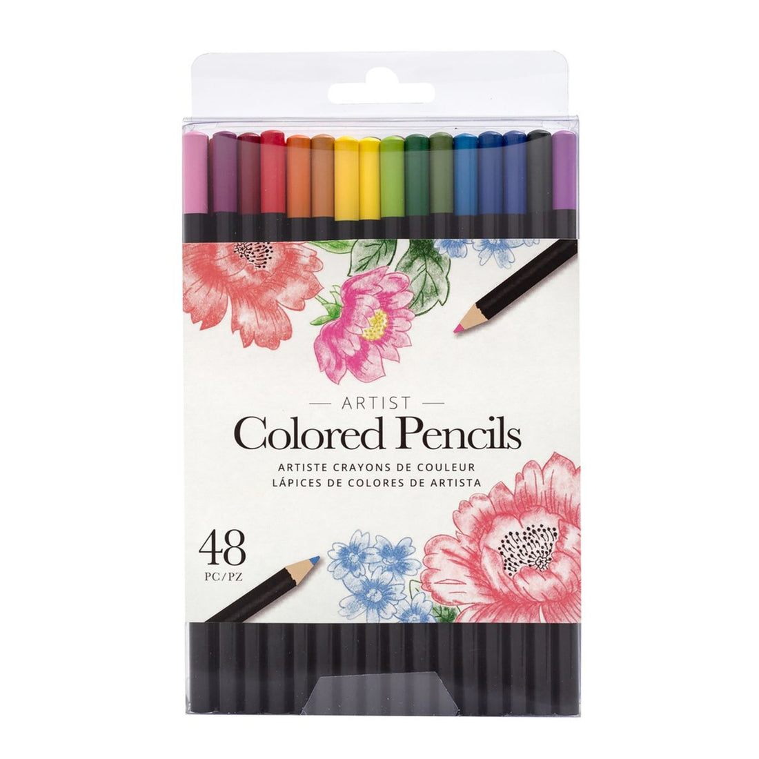 Artist Colored Pencils / 48 Lápices de Colores Colores y Plumones Art Supply Basics