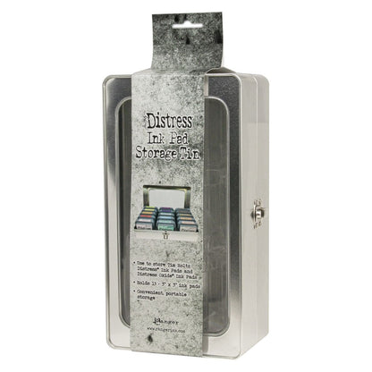Tim Holtz Distress Ink Pad Tin / Organizador para Tintas Distress Almacenamiento y Organización Ranger