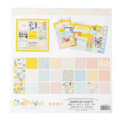 Especial Single-Sided Paper Pad 12 x 12" / Block de Papel Especial Papel American Crafts