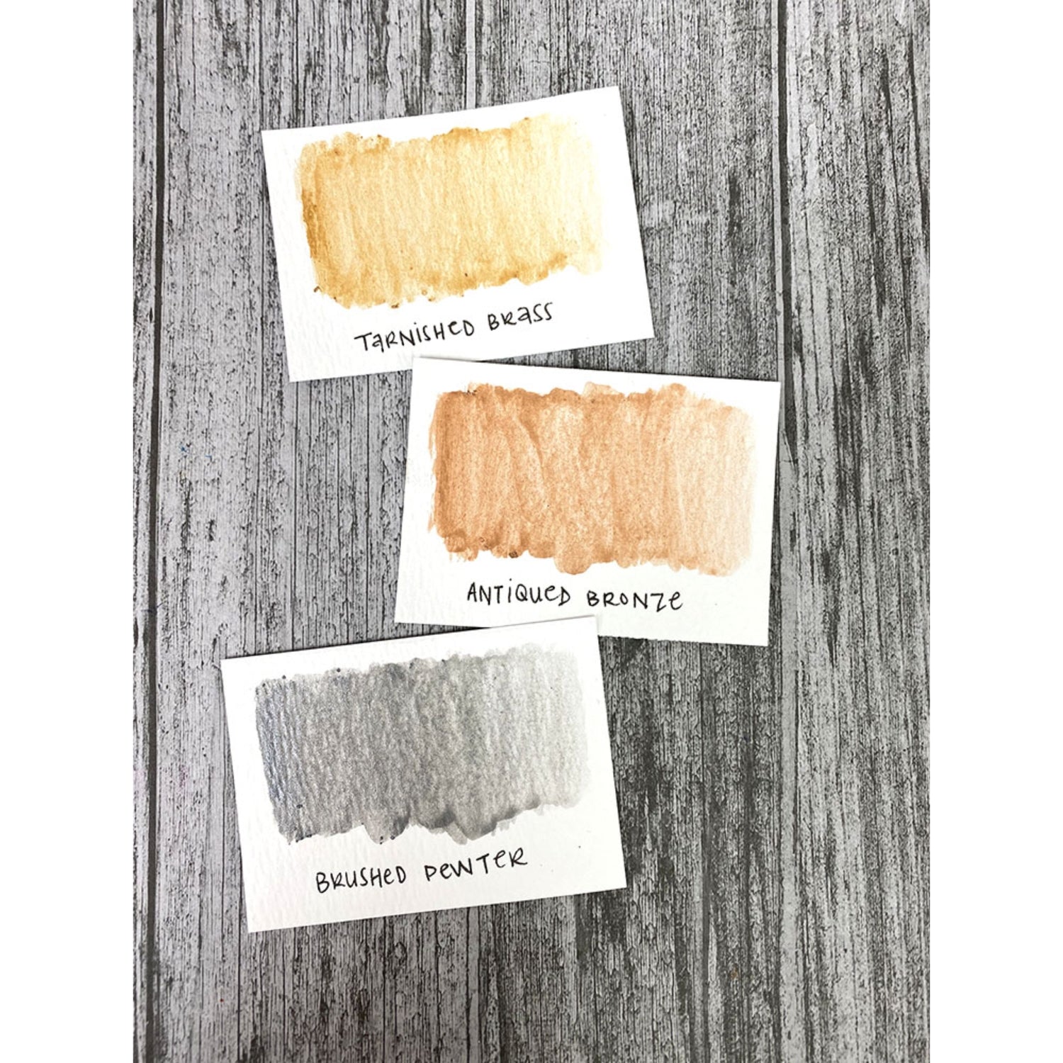 Tim Holtz Distress Crayons Metallics / Crayones Reactivos al Agua Set Metálicos Colores y Plumones Ranger