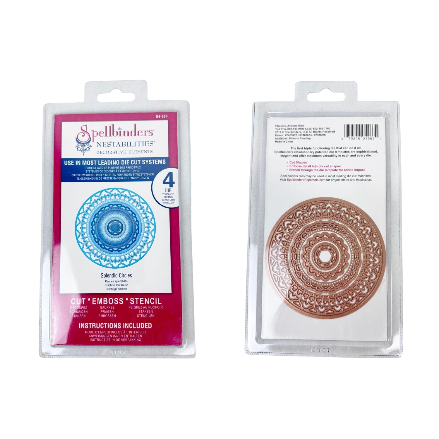 Suaje de corte de Círculos esplendidos / Splendid Circles Dies Dados de Corte / Suajes / Troqueles Spellbinders