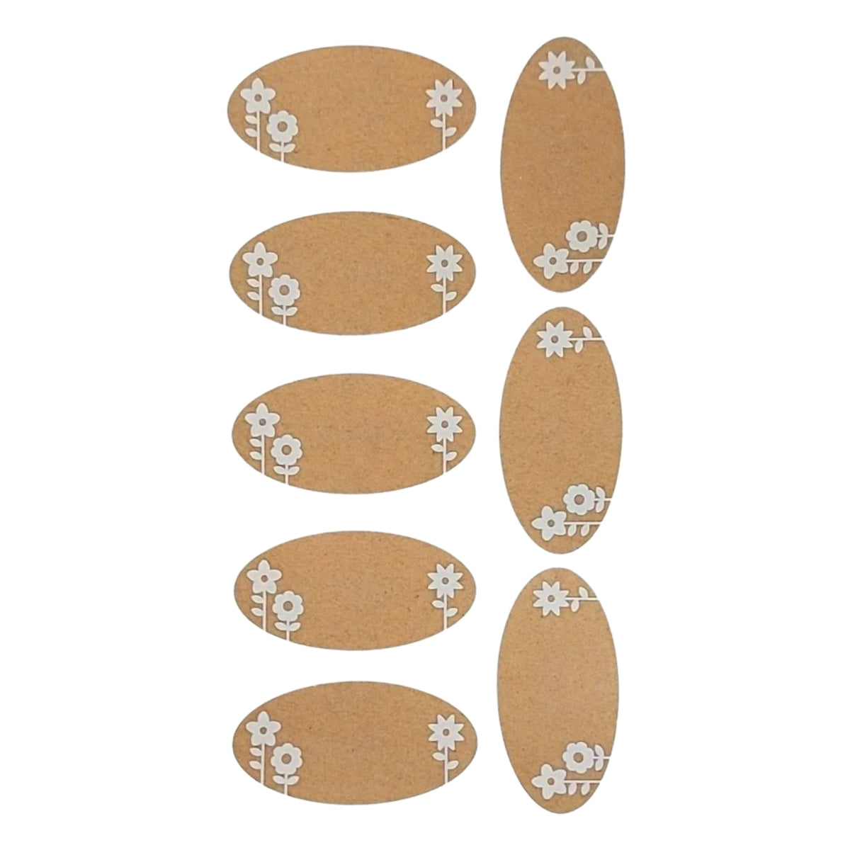 Kraft Jelly Jar Labels / Etiquetas Kraft Para Tarros De Mermelada Estampas Sticko