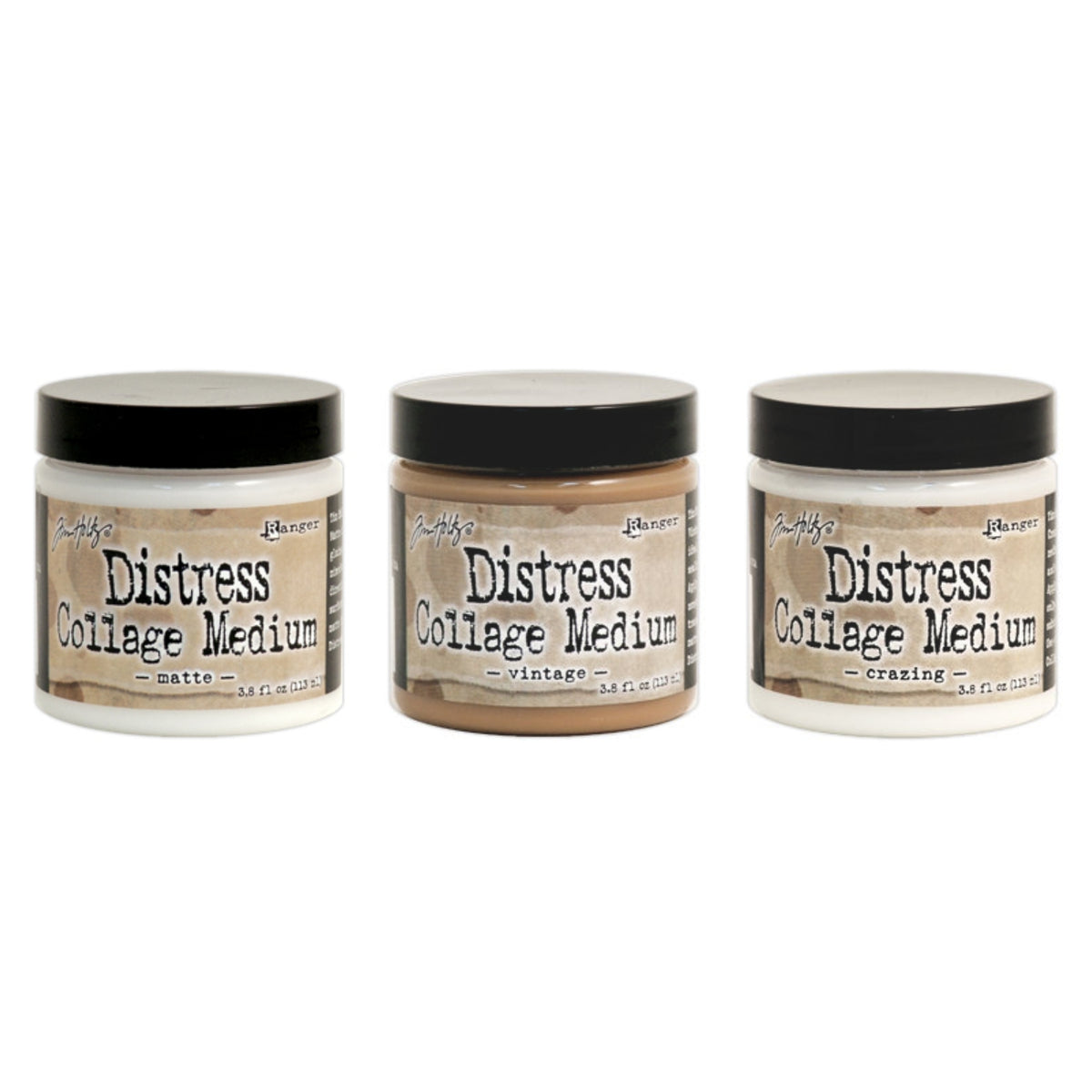 Tim Holtz - Distress Collage Medium / Gel para Pegar Estratificar y Sellar Adhesivos / Pegamentos Ranger