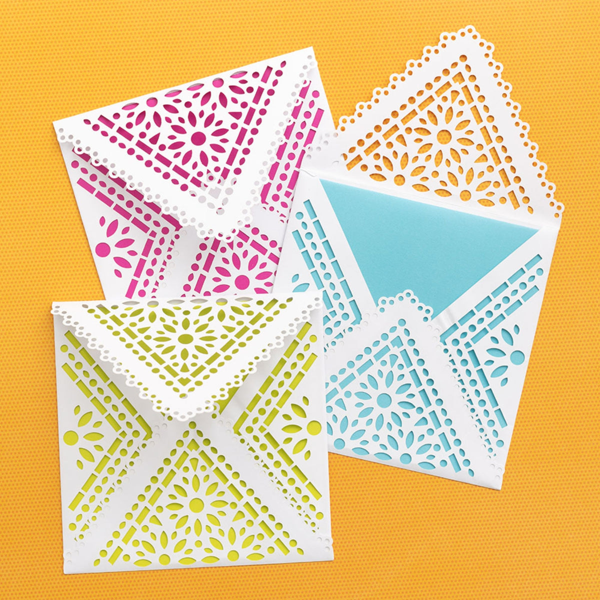 Splendid Cards &amp; Envelopes / Tarjetas y Sobres Caladas Regalos American Crafts
