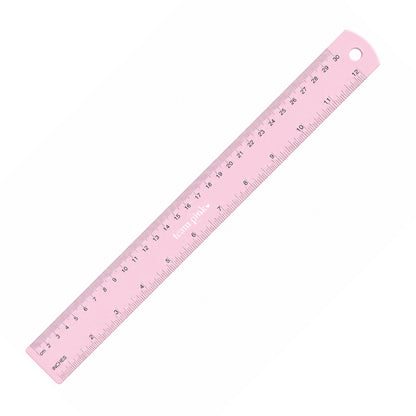 Regla Metálica Cotton Candy Rosa Borradores y Reglas Angie Guerra