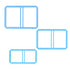 3 Guías para Libretas Post It Azul Encuadernacion Hobbees