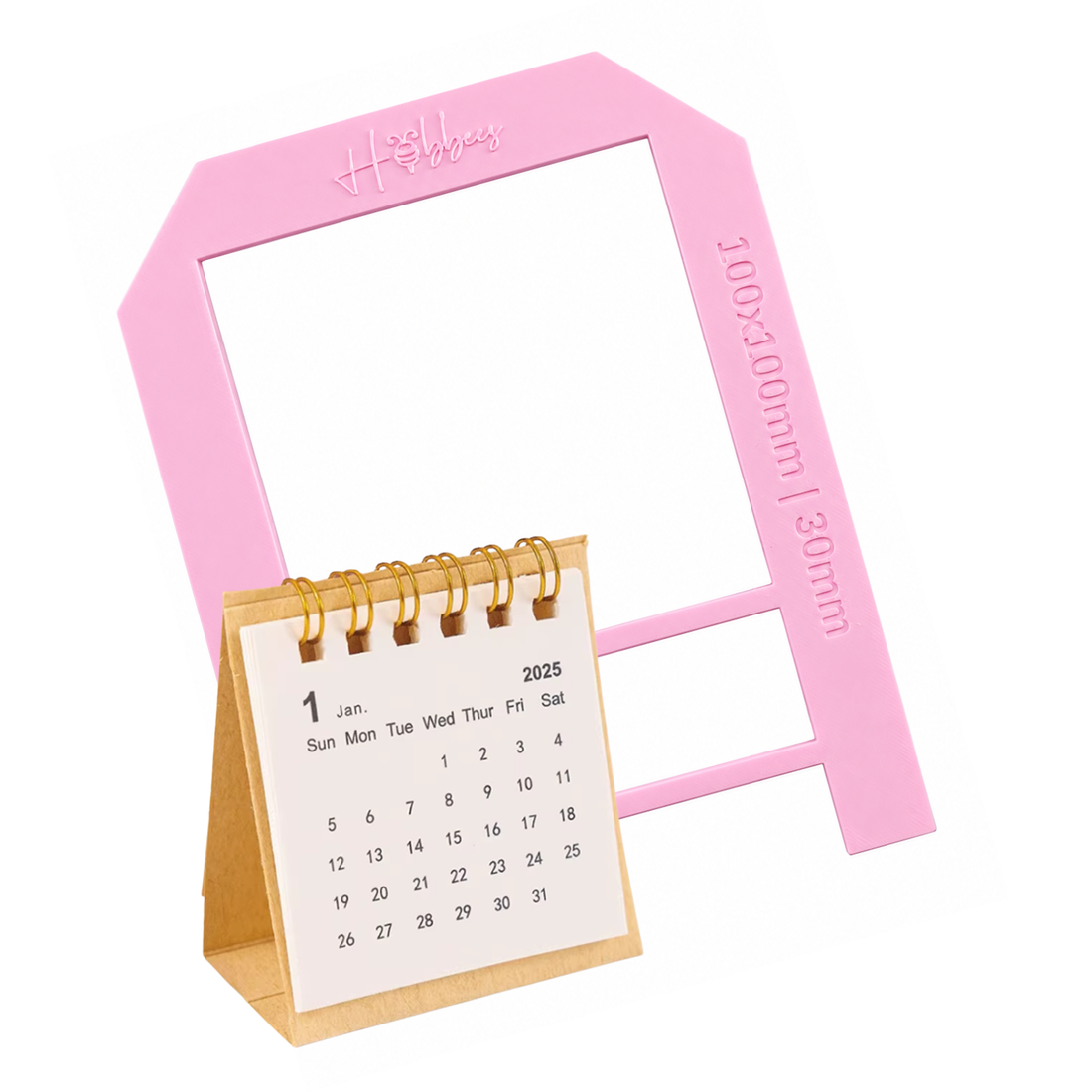 Guía para Hacer Calendarios Rosa Encuadernacion Hobbees