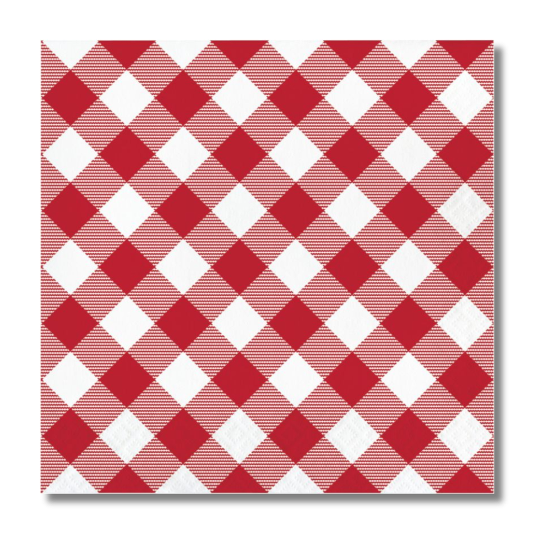 Servilleta de Papel Red Gingham 