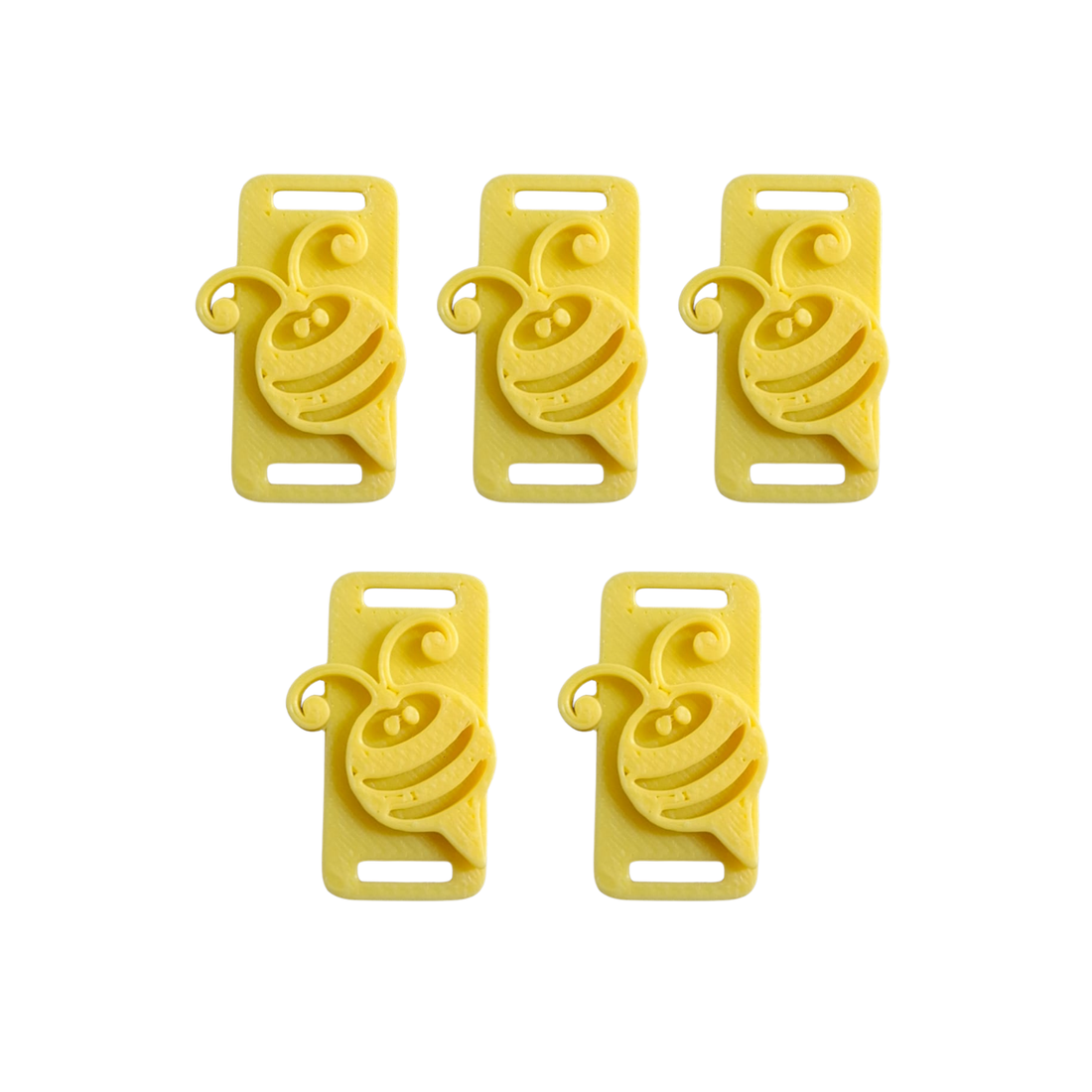 5 Charms Abeja para Encuadernación color Amarillo Encuadernacion Hobbees