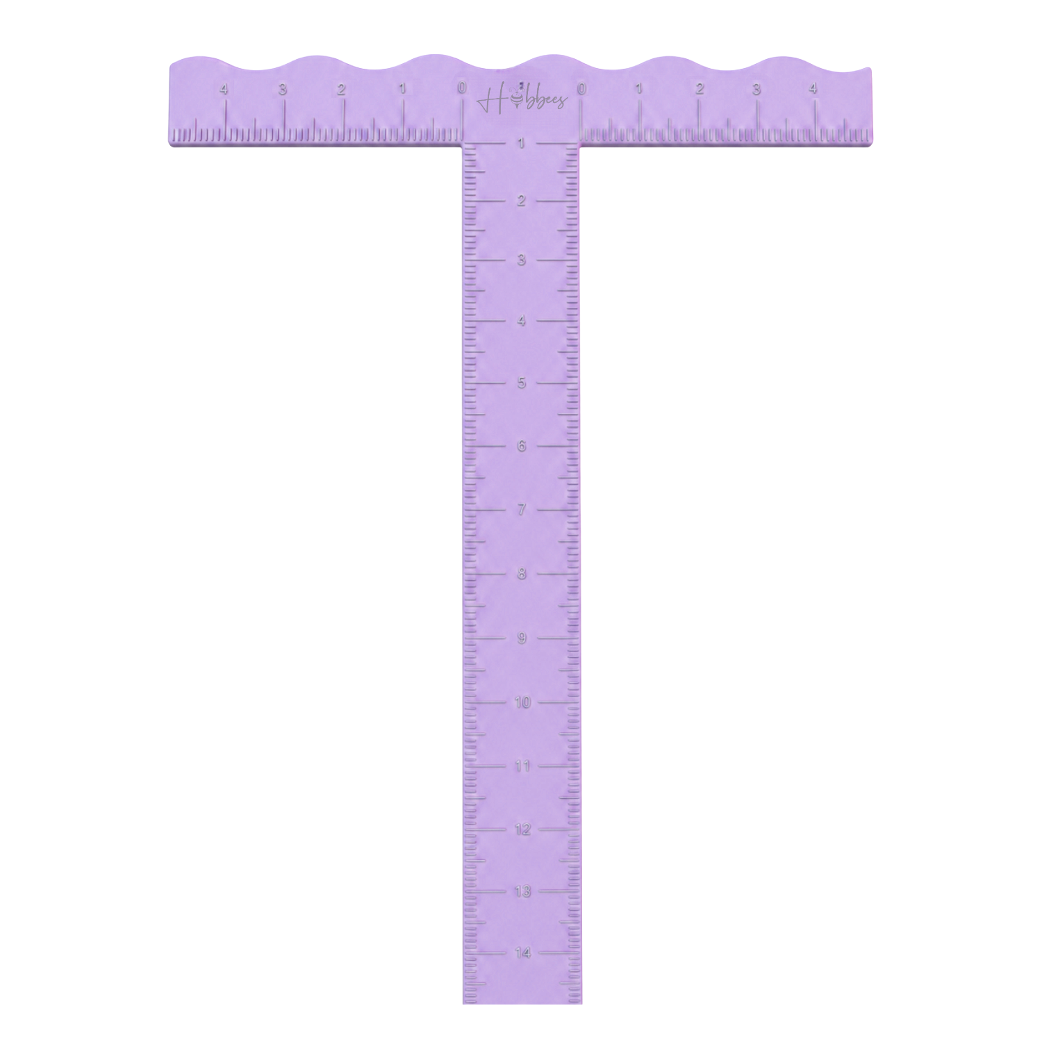 Regla "T" 15cm Lila