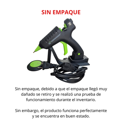 EA Cordless High Temp Glue Gun / Pistola de Silicón de Alta Temperatura