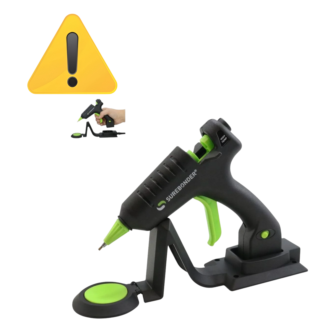 EA Cordless High Temp Glue Gun / Pistola de Silicón de Alta Temperatura Adhesivos / Pegamentos SureBonder