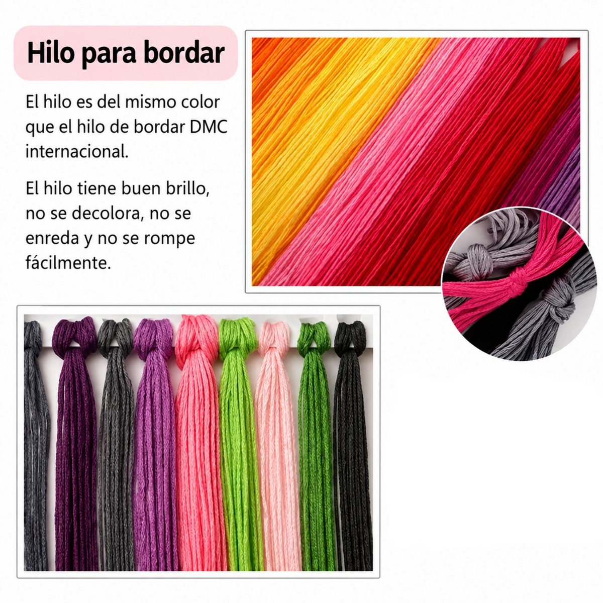 Kit Bordado Floral Heart Embroidery Kit 20cm