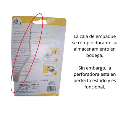 EA Slim Punch Circle 1 1/4" / Perforadora de Círculo de 3.17 cm