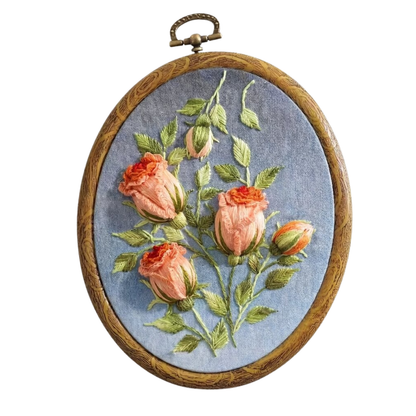 Kit Bordado Flower Bouquet Embroidery Kit 15cm