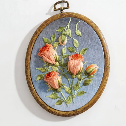 Kit Bordado Flower Bouquet Embroidery Kit 15cm