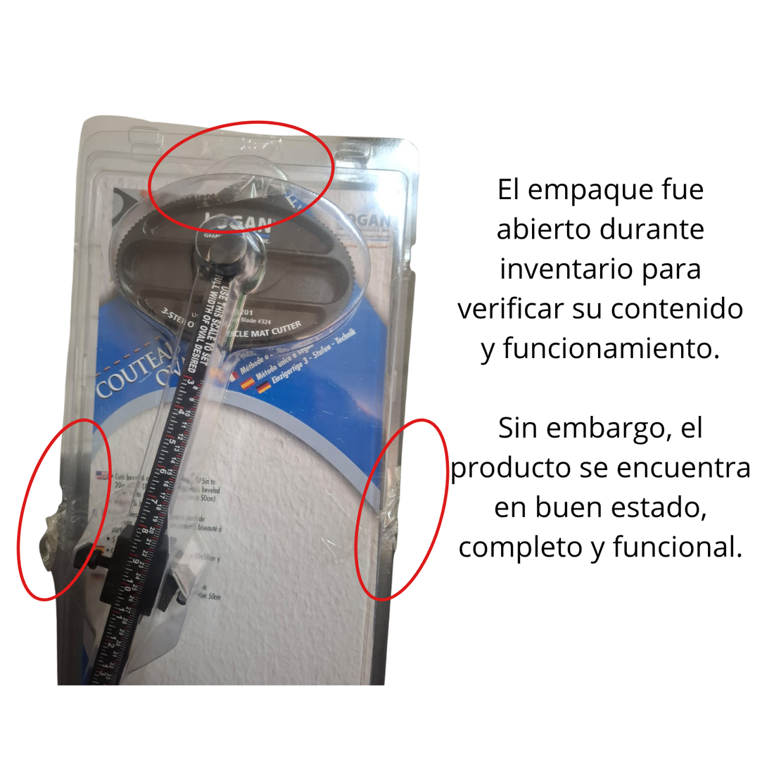 EA Oval &amp; Circle Cutter / Cortador de Círculos y Óvalos Para Carton Cortadoras / Guillotinas Logan