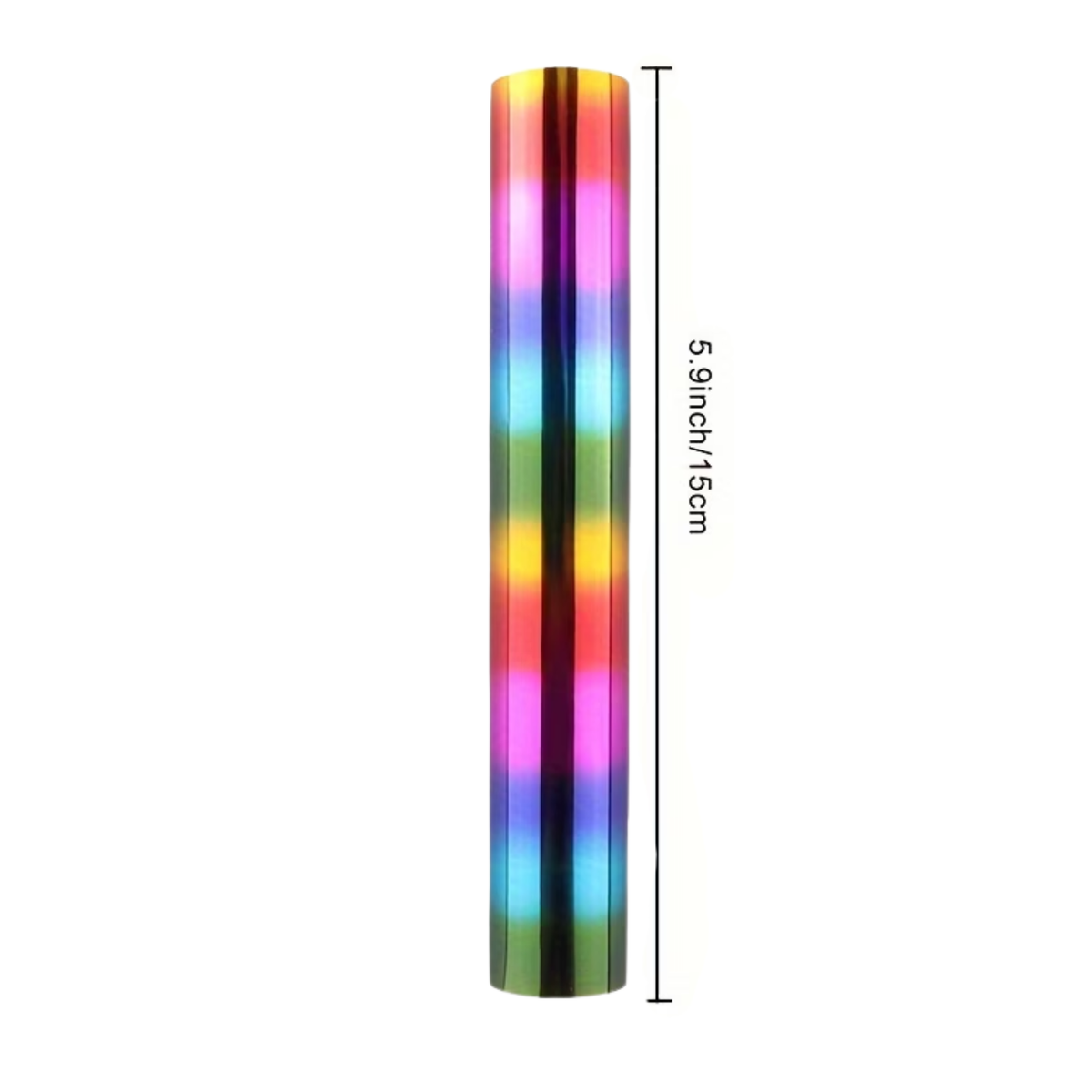 Foil Arcoiris Reactivo Al Calor 15 cm