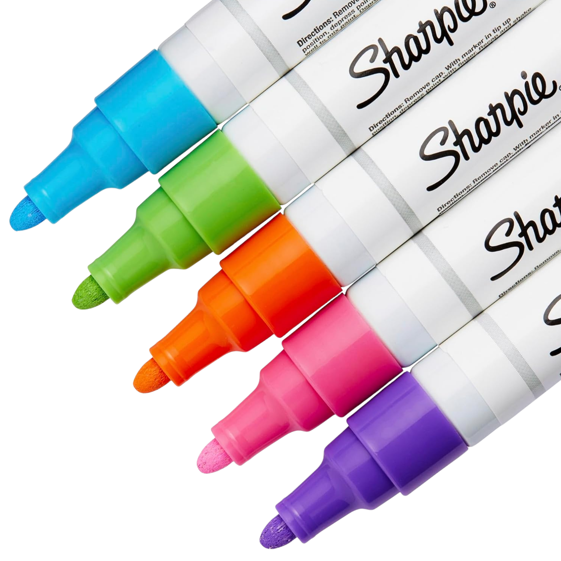 Medium Point Oil-Based Markers / 5 Marcadores de Colores Sharpie Marcadores &amp; Plumones Sharpie