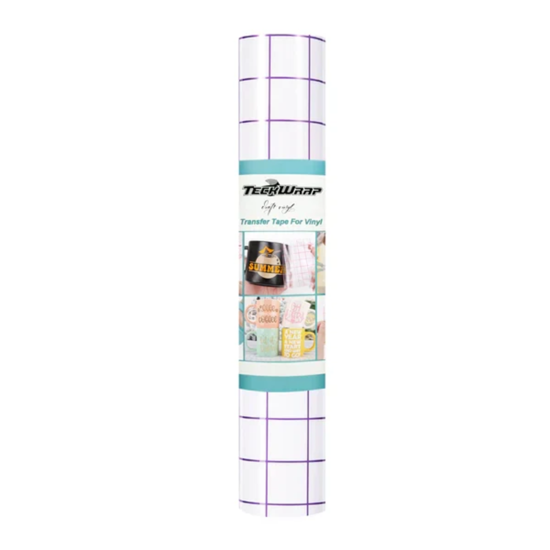 Purple Grid Medium Track Tape / Papel Transfer con Cuadrícula Mediana Viniles Teckwrap