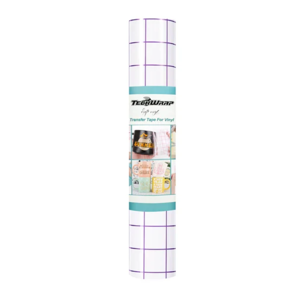 Purple Grid Medium Track Tape / Papel Transfer con Cuadrícula Mediana Viniles Teckwrap