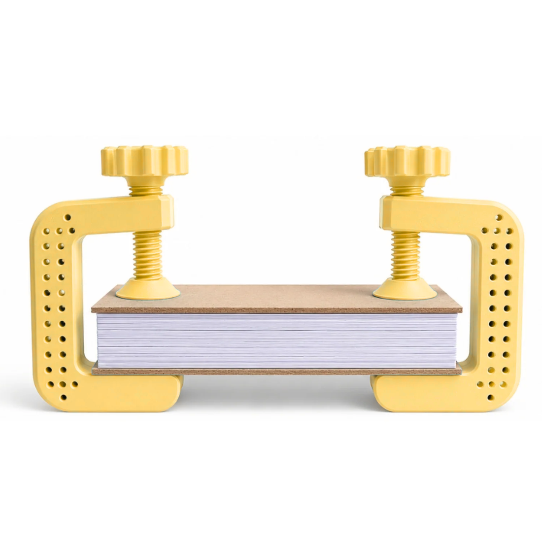 Set de 2 Mini Prensas Amarillo para Encuadernación