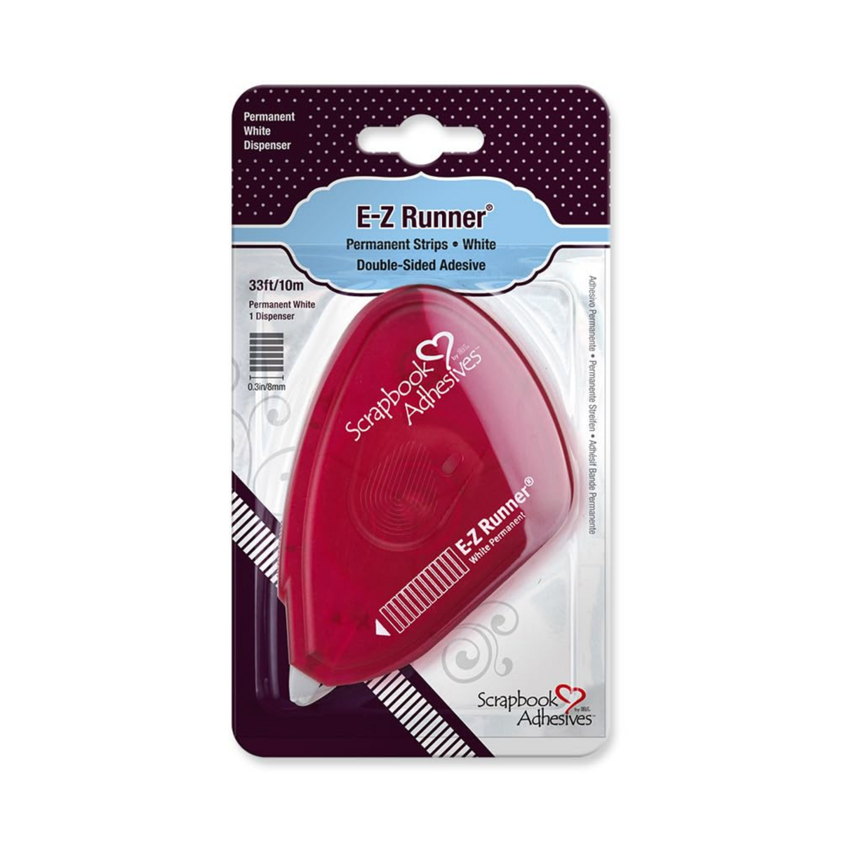 EZ Runner Tape Adhesive / Dispensador Cinta Permanente Adhesivos / Pegamentos Scrapbook Adhesives